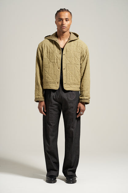 The Milled Black Split Pant