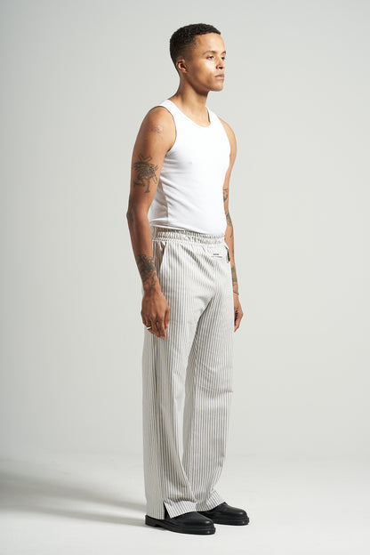 The Ticking Split Pant
