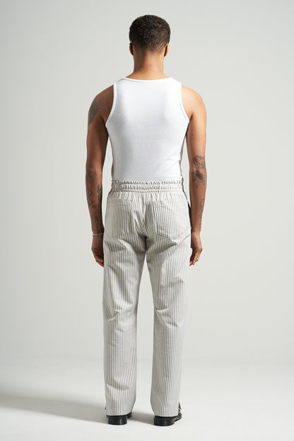 The Ticking Split Pant