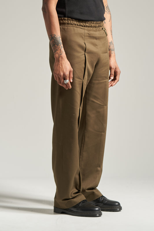 The Moss Green Pleat Pant