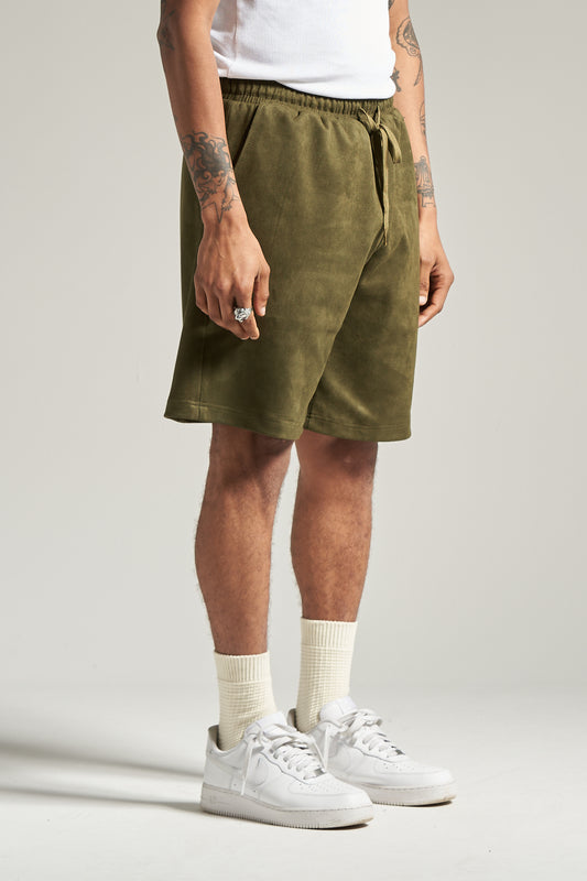 The Moss Suede Jersey Short