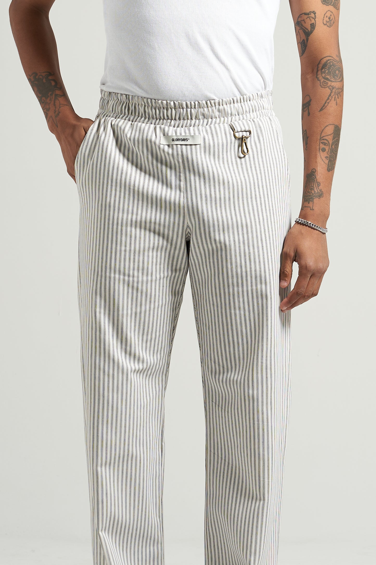 The Ticking Split Pant