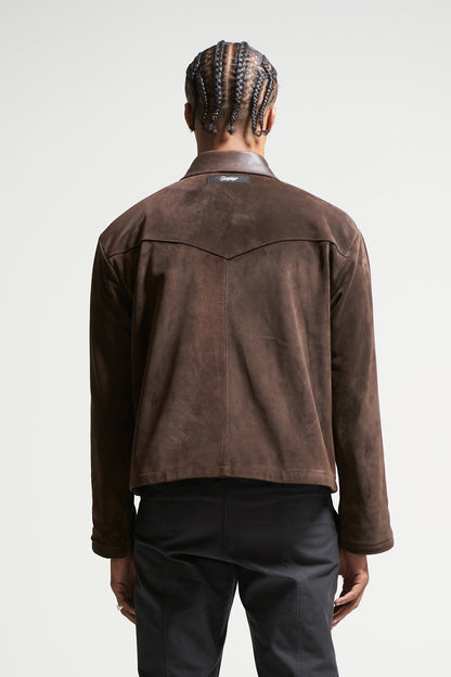 The Umber Suede Flight Jacket