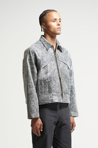 The Bedrock Lambskin Joiner Jacket
