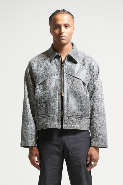The Bedrock Lambskin Joiner Jacket