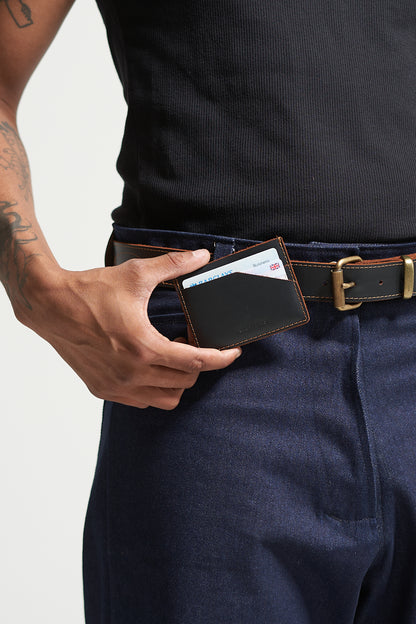 The Black/Biscuit Cardholder
