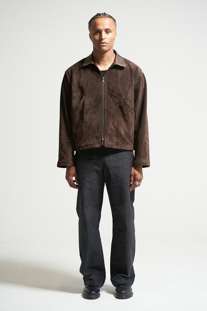 The Umber Suede Flight Jacket