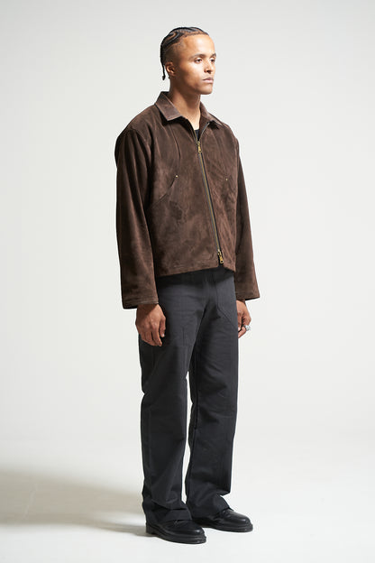 The Umber Suede Flight Jacket