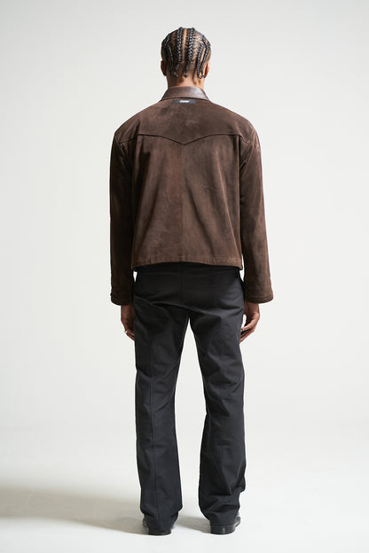 The Umber Suede Flight Jacket
