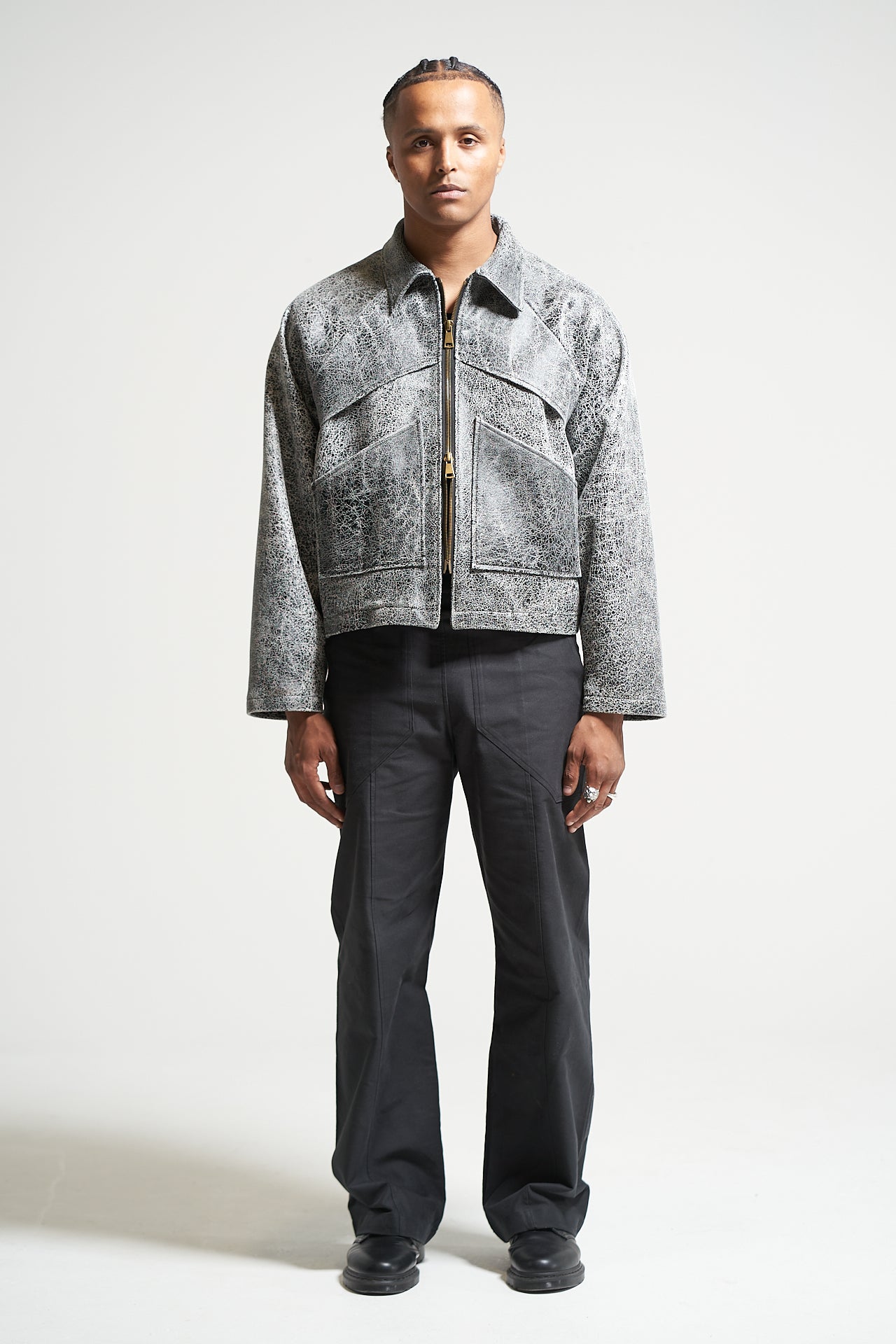 The Bedrock Lambskin Joiner Jacket