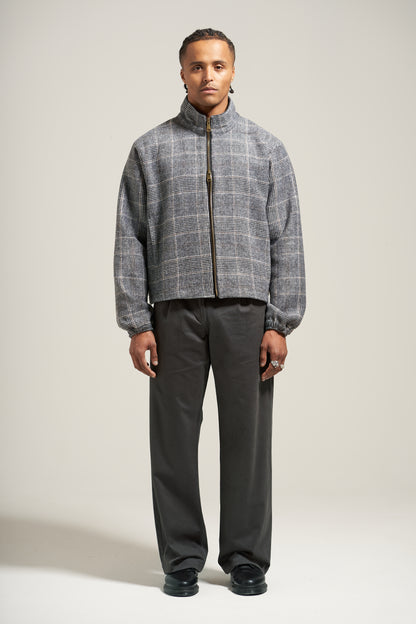 The Steel Check Track Flannel