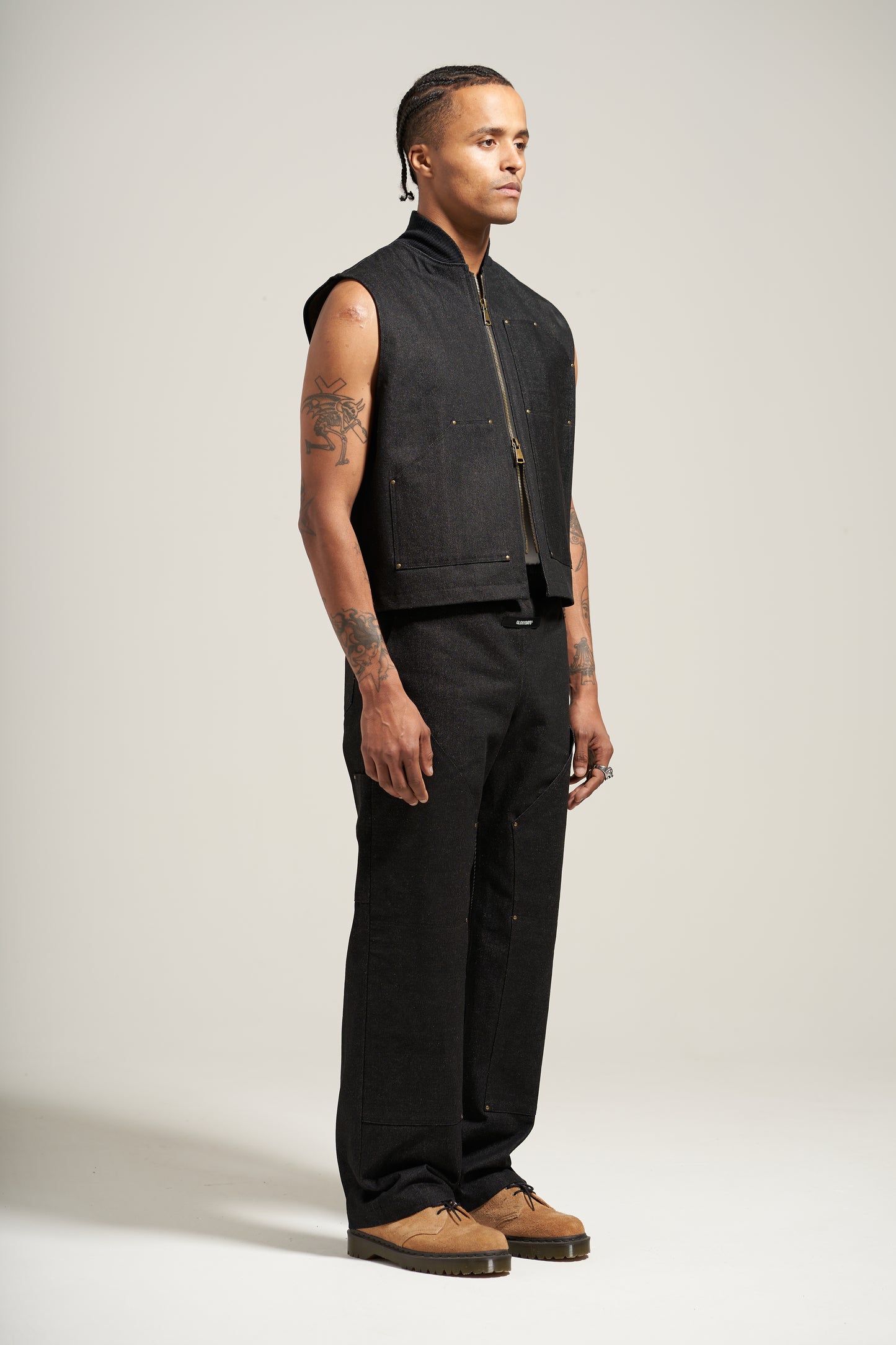The Raw Black Carpenter Pant