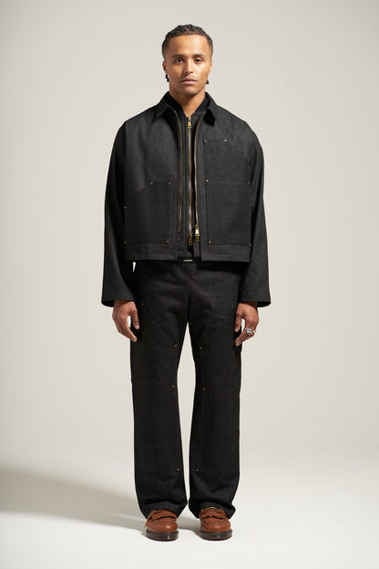 The Raw Black Carpenter Jacket