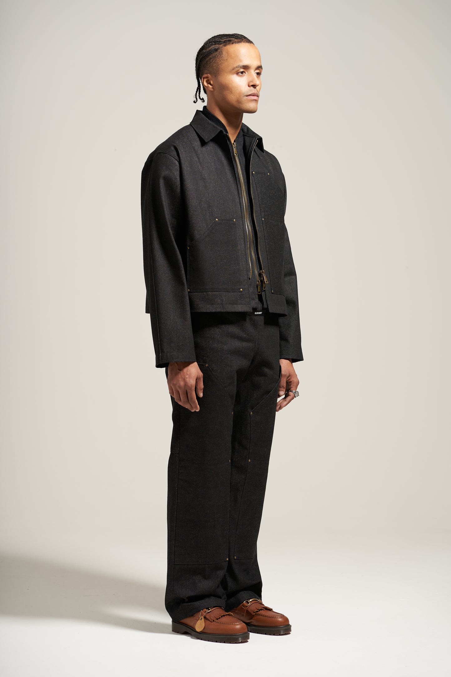 The Raw Black Carpenter Jacket