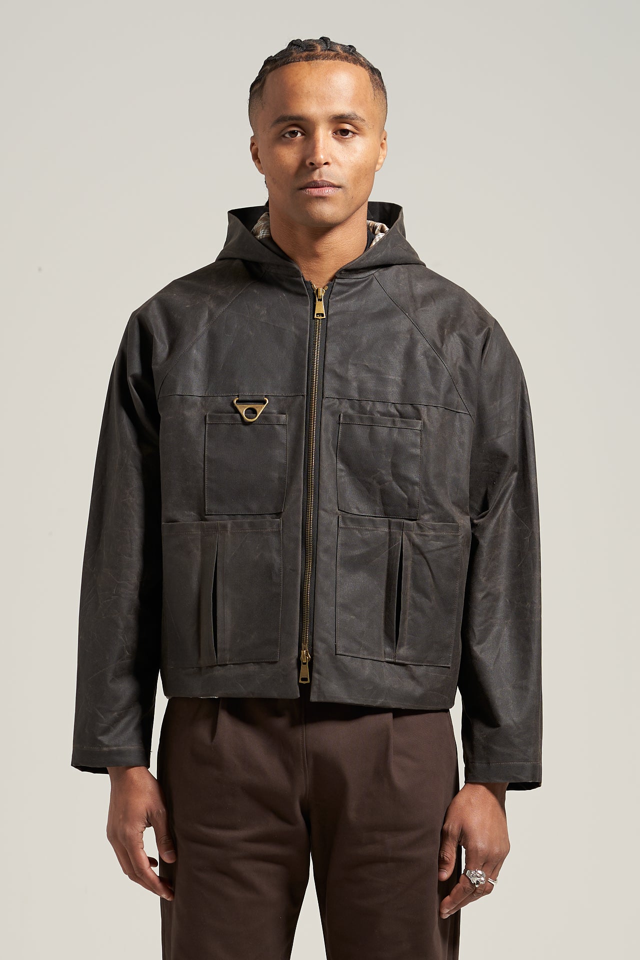 The Umber Waxed Utility Jacket