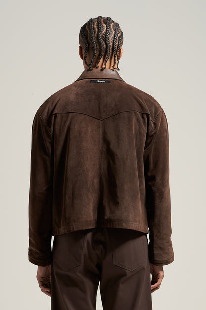 The Umber Suede Flight Jacket