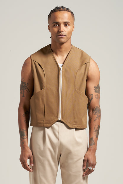 The Tan Harrier Vest