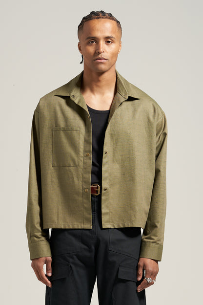 The Moss Overdyed Prep Shirt