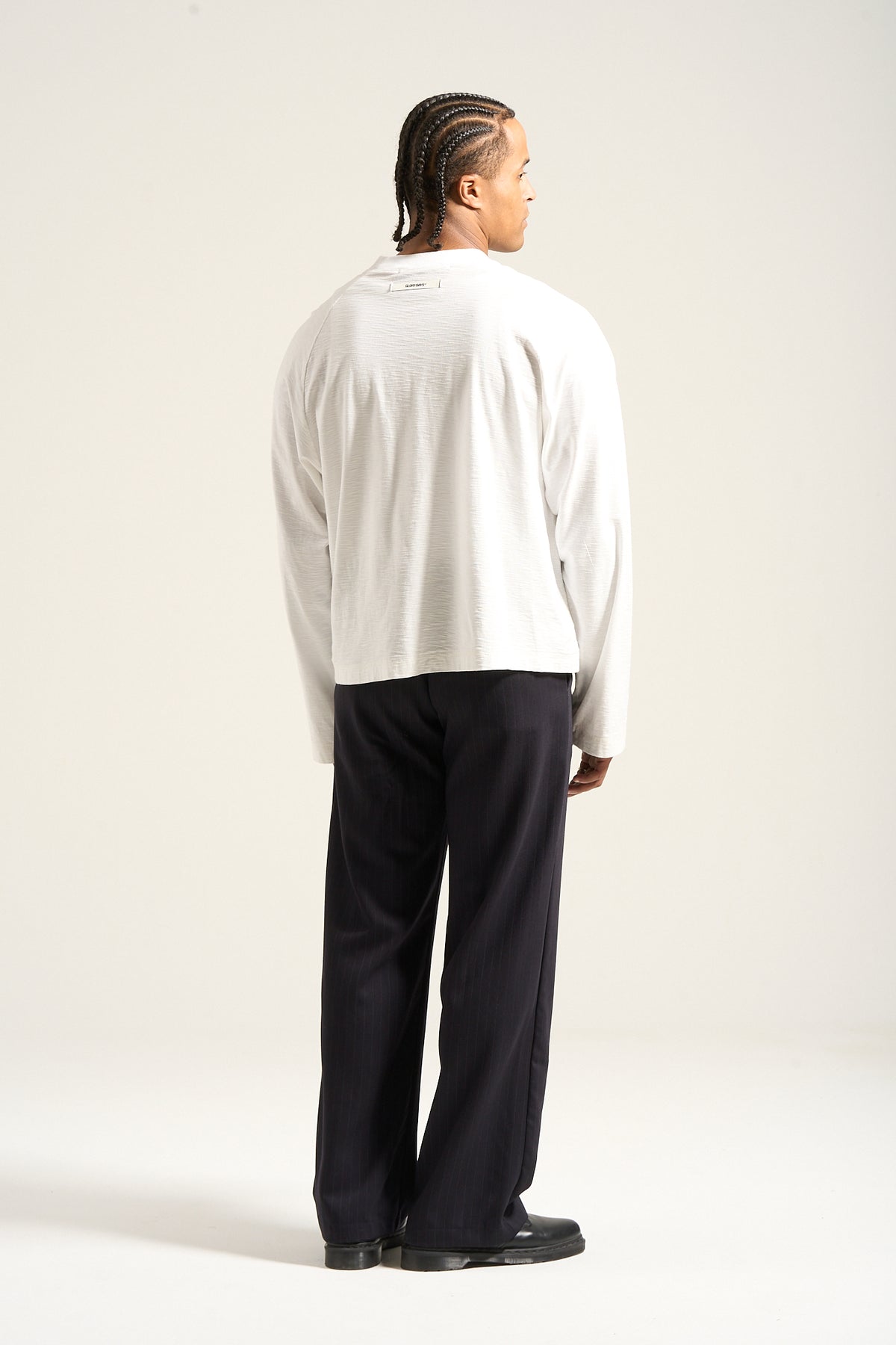 The Pinstripe Flow Pant