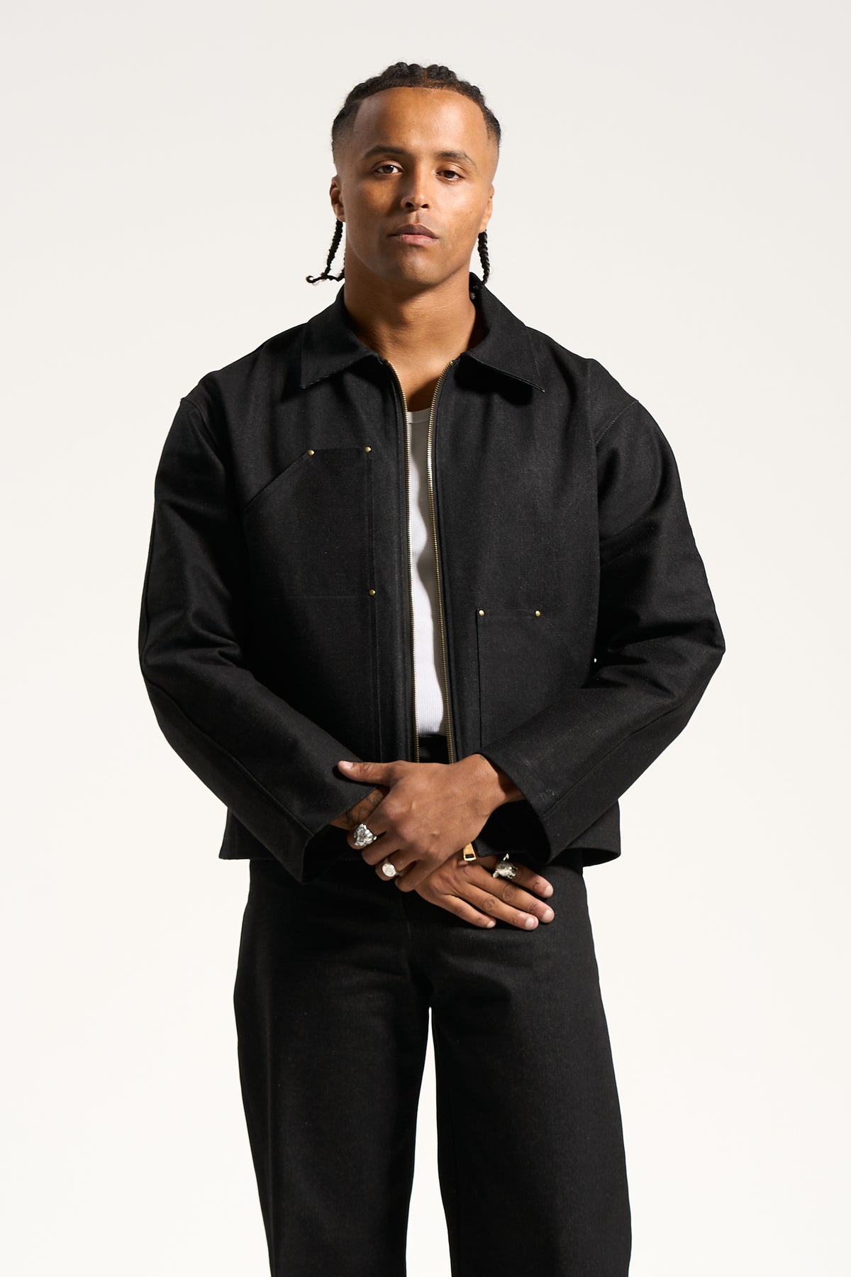 The Raw Black Carpenter Jacket