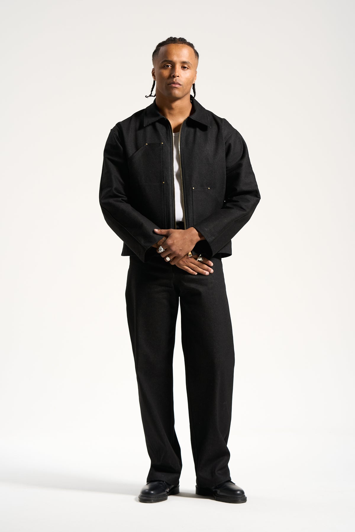 The Raw Black Carpenter Jacket