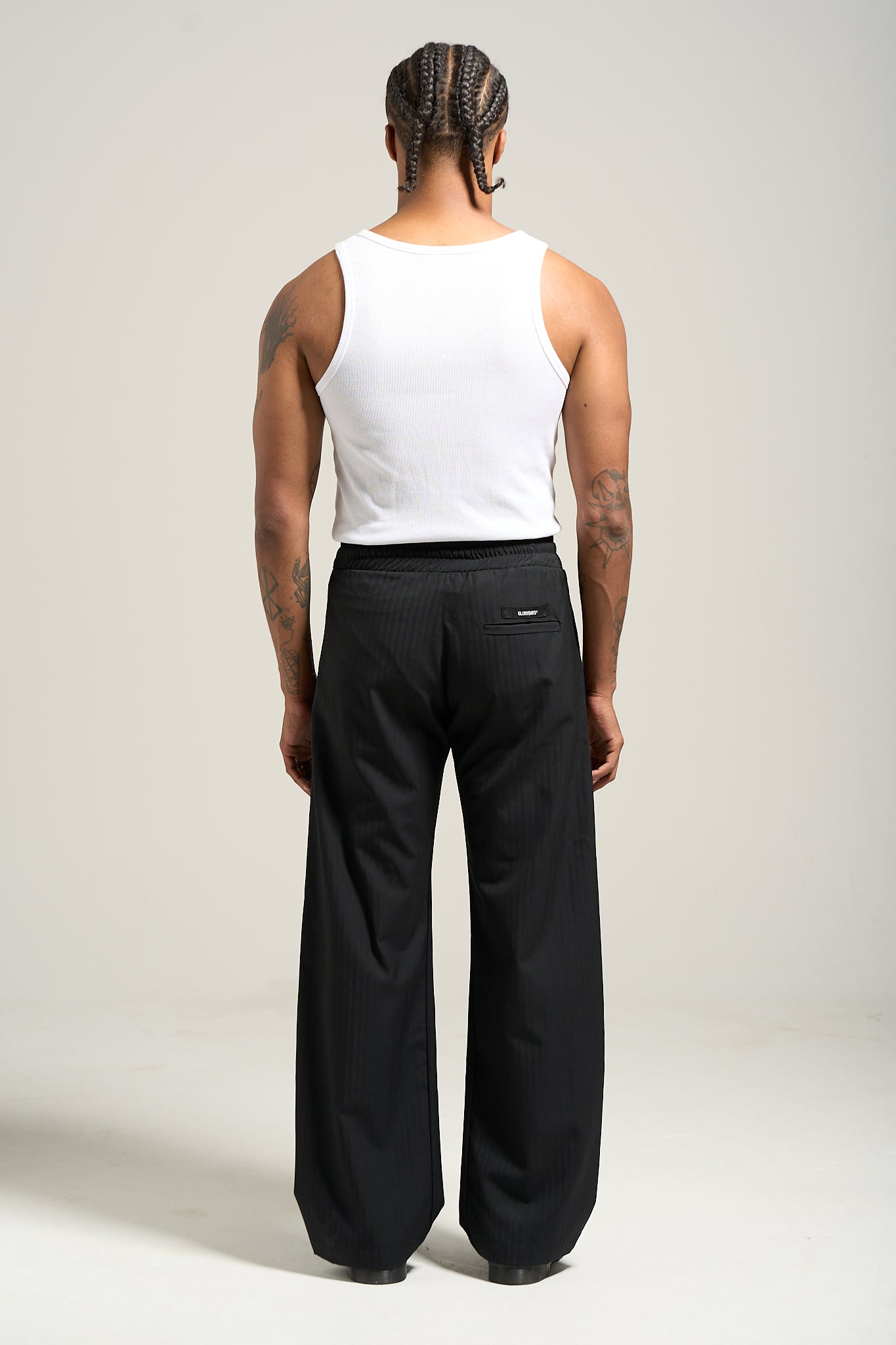 The Blackout Herringbone Flow Pant