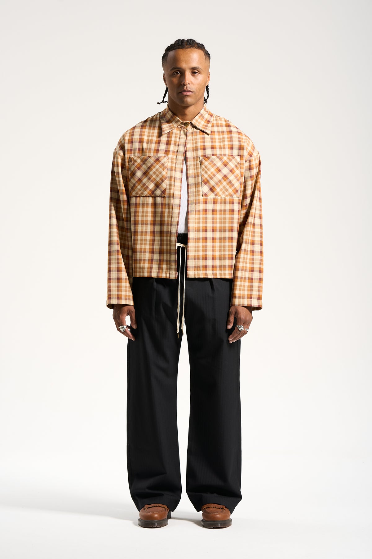 The Blackout Herringbone Flow Pant