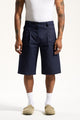 The Indigo Pleated Work Short