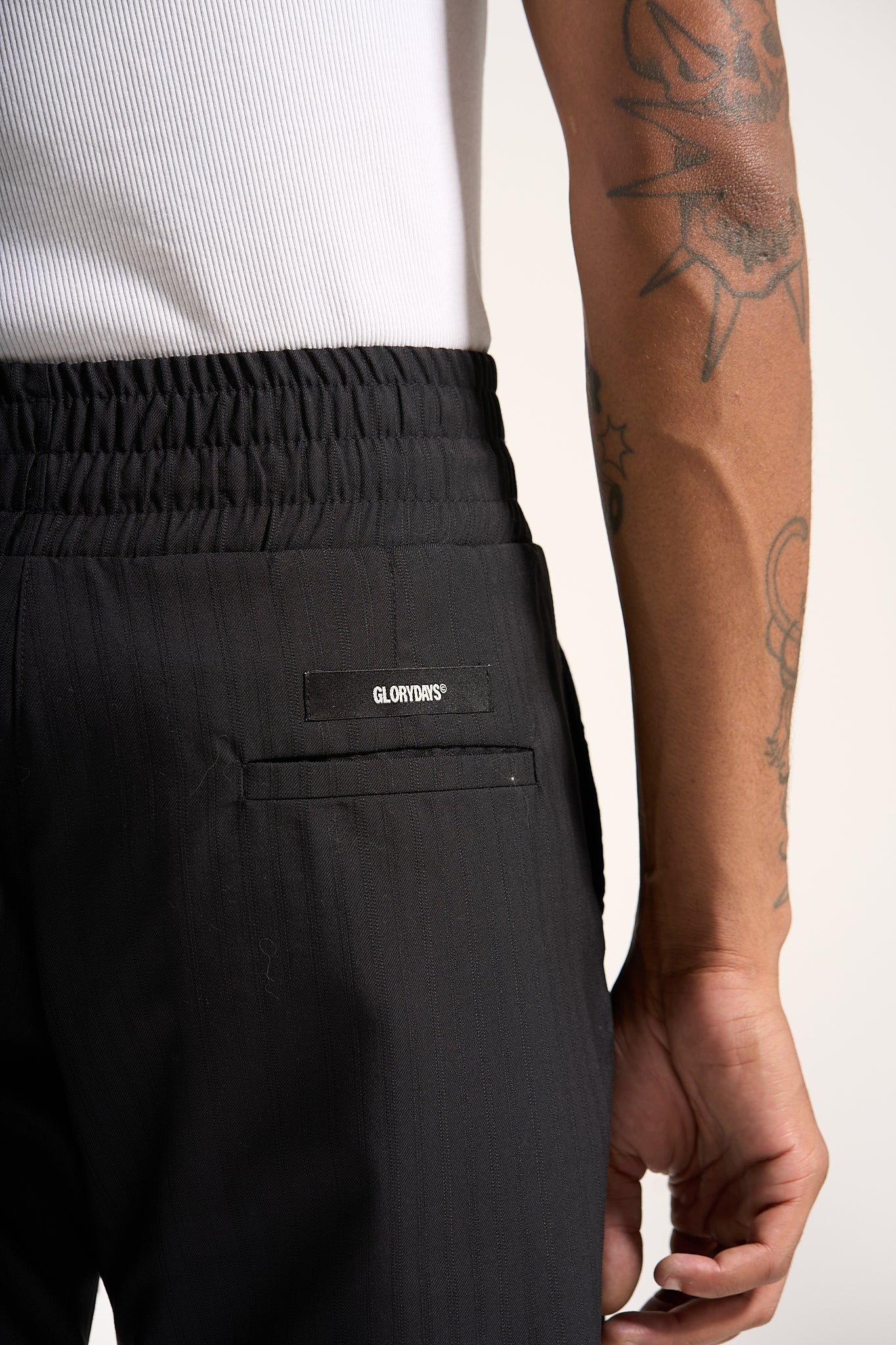 The Blackout Herringbone Flow Pant