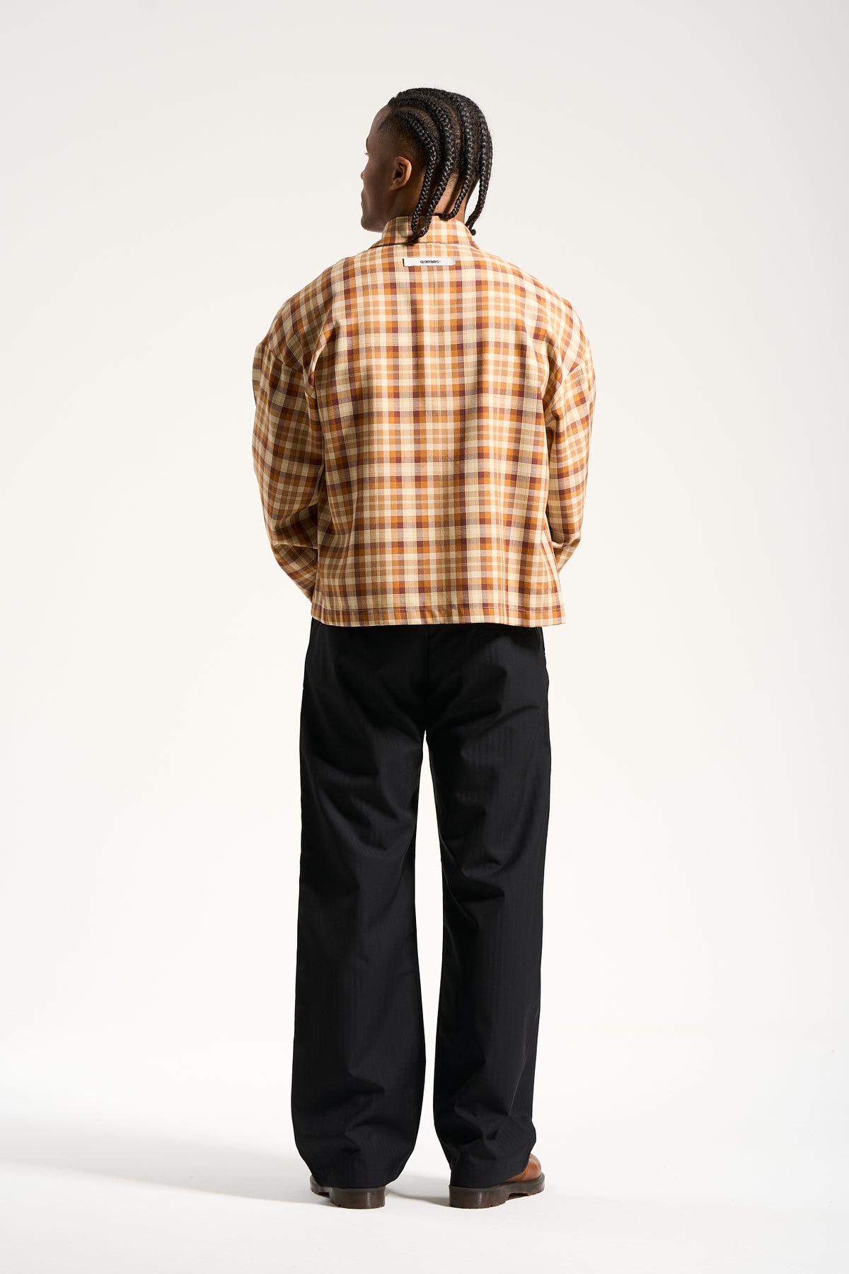The Blackout Herringbone Flow Pant
