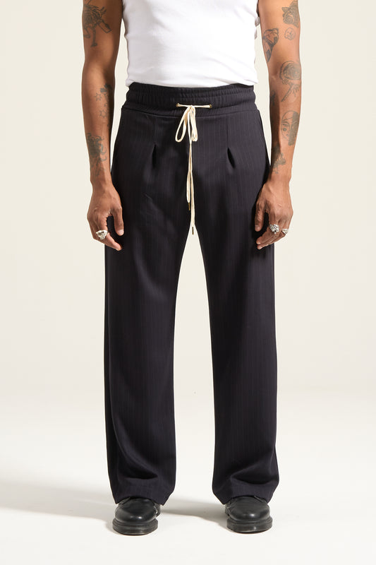 The Pinstripe Flow Pant