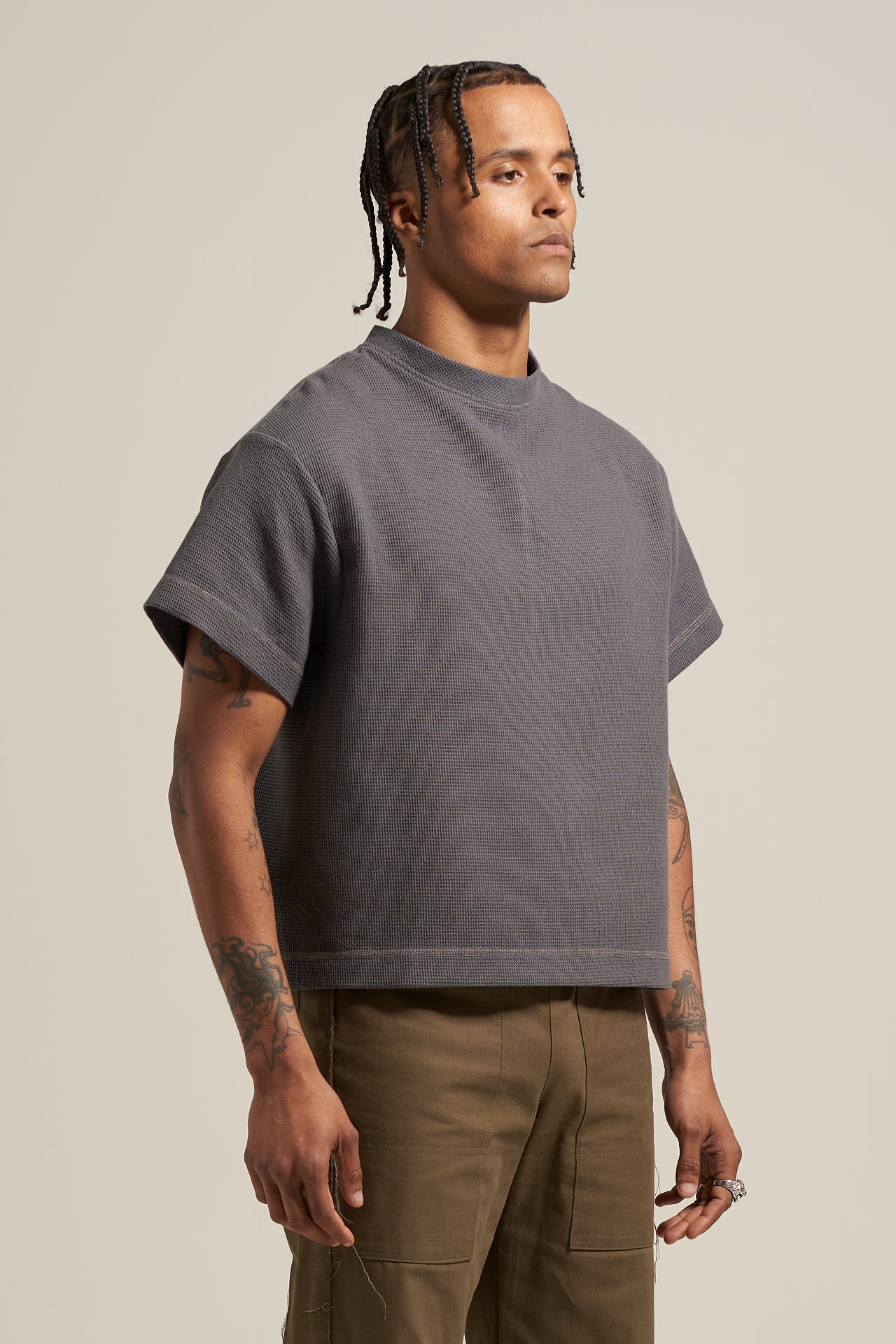 The Slate Waffle Tee