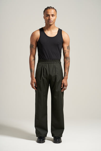 The Night Green Worsted Pant