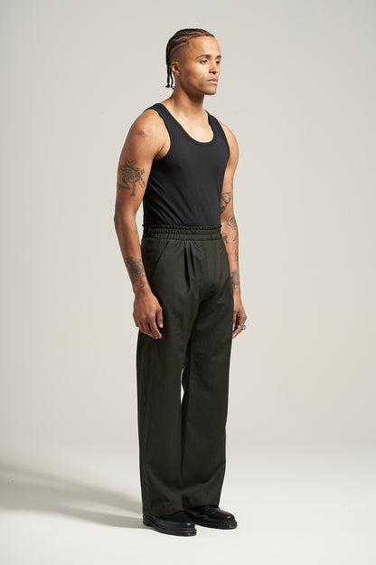 The Night Green Worsted Pant