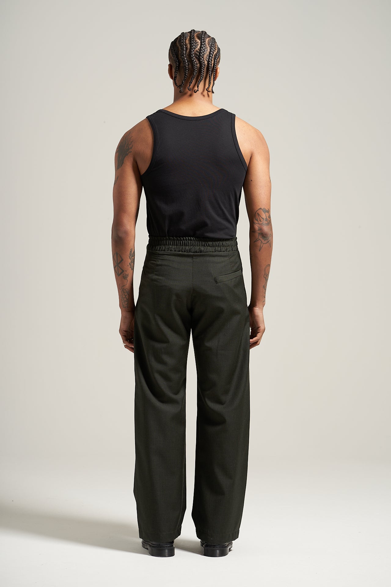 The Night Green Worsted Pant