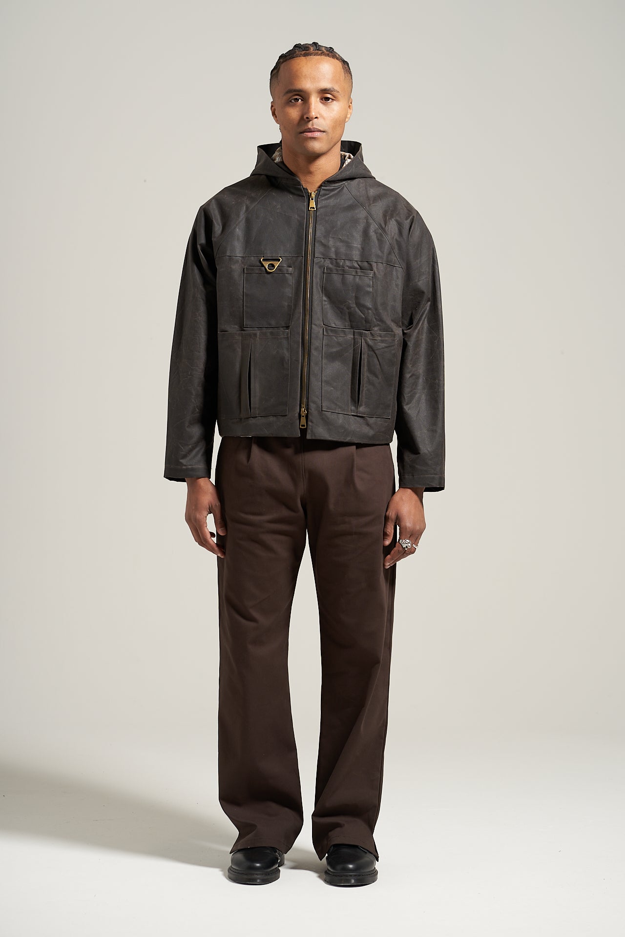 The Umber Waxed Utility Jacket