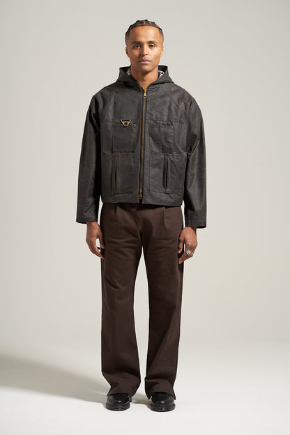 The Umber Waxed Utility Jacket