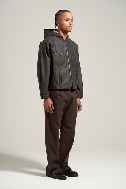 The Umber Waxed Utility Jacket