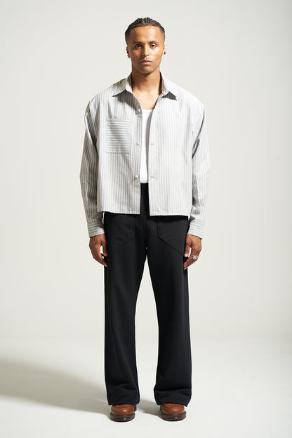 The Graphite Stripe Prep Shirt