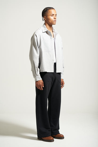The Graphite Stripe Prep Shirt