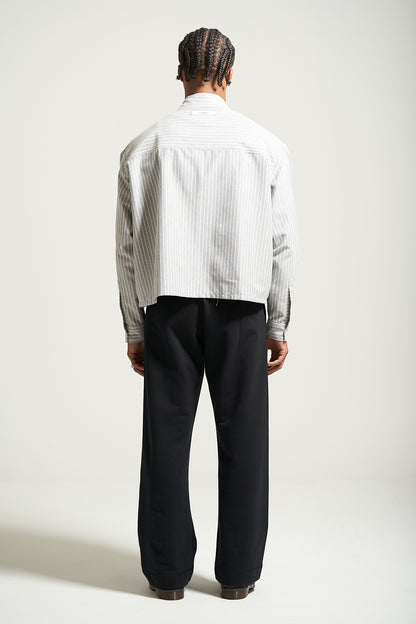 The Graphite Stripe Prep Shirt