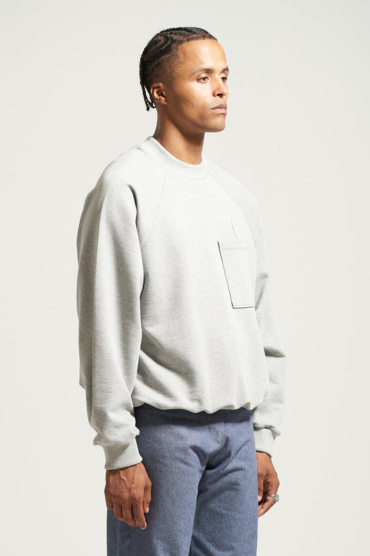 The Heather MW Raglan Crewneck