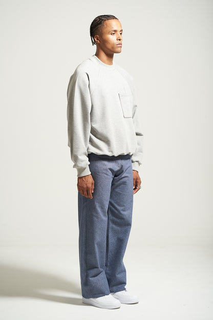 The Heather MW Raglan Crewneck