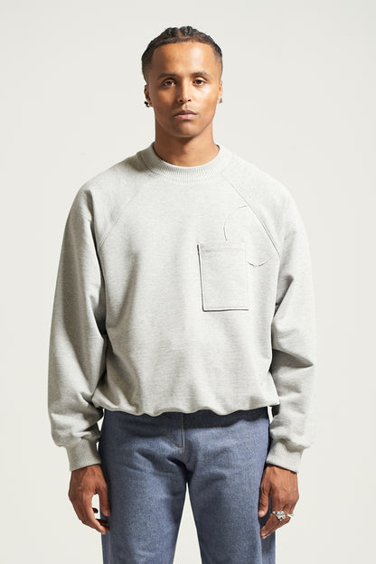 The Heather MW Raglan Crewneck