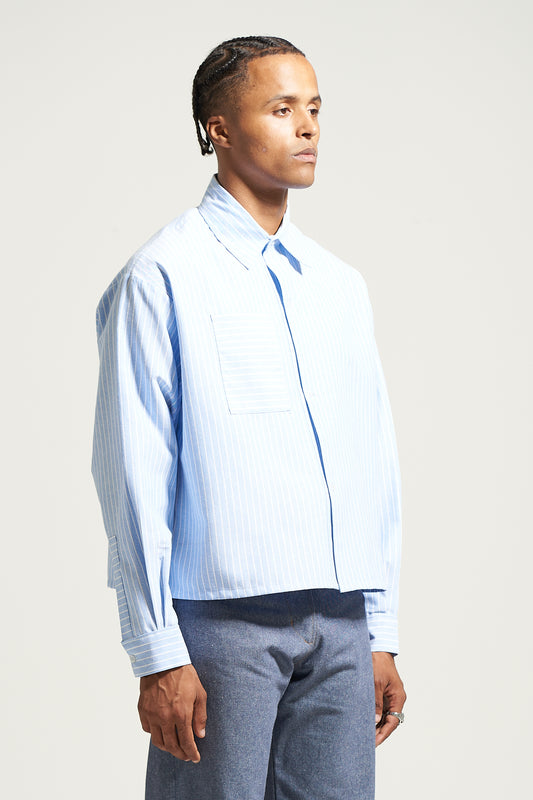 The Sky Blue Stripe Prep Shirt