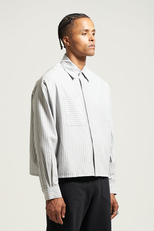 The Graphite Stripe Prep Shirt