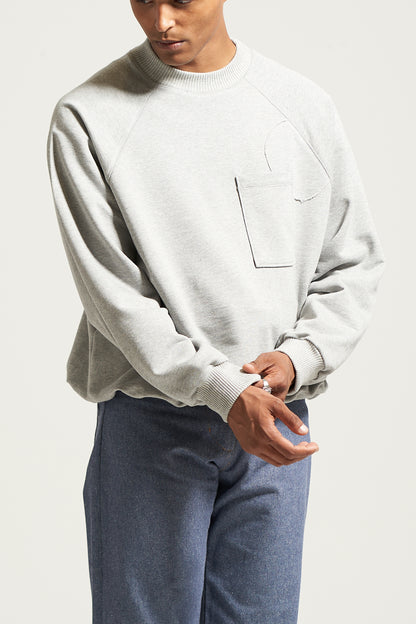 The Heather MW Raglan Crewneck