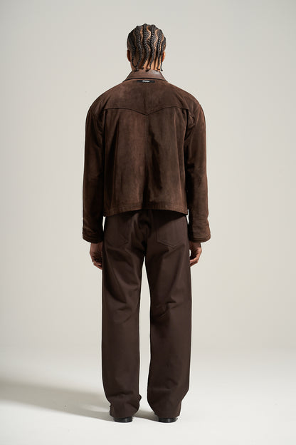The Umber Suede Flight Jacket